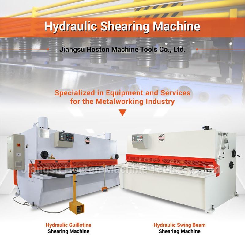 Hydraulic Swing Beam Shearing Machine Sheet Metal Cutting Machine Price