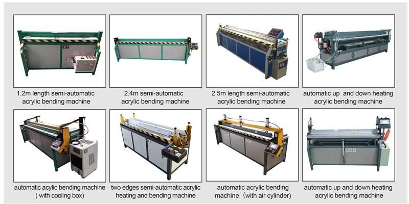 Bending Thickness 0mm-10mm PVC Bending Machine, Acrylic Bending Press Brake with PLC Control