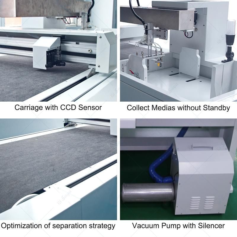 Unattended Digital Automatic Feeding Sheet Die Cutter Cutting Plotter for Stickers or Cardboard Packaging