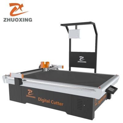 China CNC Digital Flatbed Cutter Leather Oscillating Knife Cutting Machine