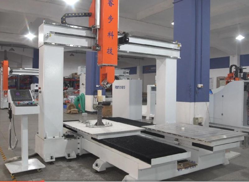 Composite Materials Plastic Six Axis CNC Edge Cutting and Hole Drilling Machine
