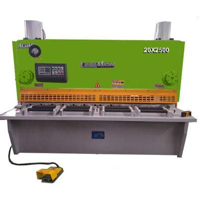 Ld QC11K-20X2500 Hydraulic CNC Guillotine Plate Shears /Heavy Shearing Machine