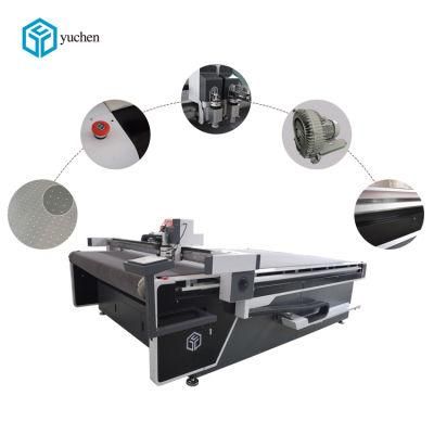 Factory Hot Sale Leather/Fabric Sofa Cutting Machine with Auto-Feeding