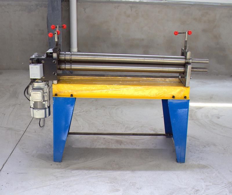W11 Mechanical Three Roller Rolling Bending Machine for 2mm 1.5mm 1.2mm Small Thin Steel Plate Sheet