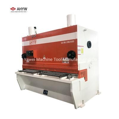 20X2500 Hydraulic Stainless Steel Plate Cutting Machine with E21s Controller