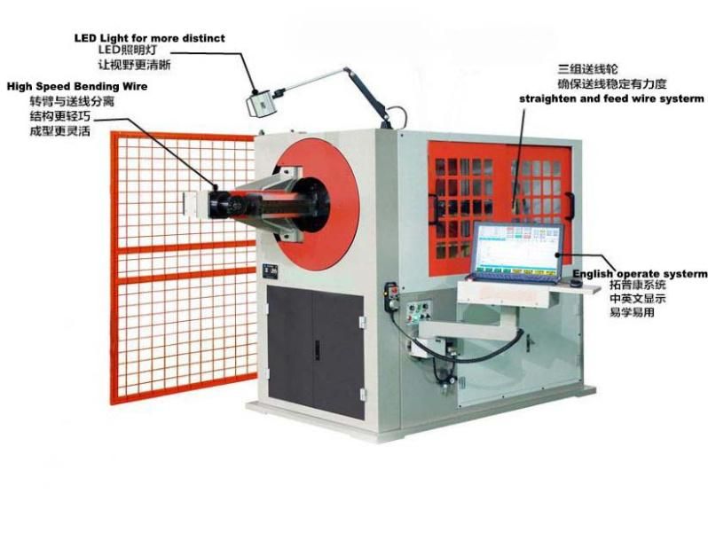 Automatic CNC 3D Wire Bending Machine