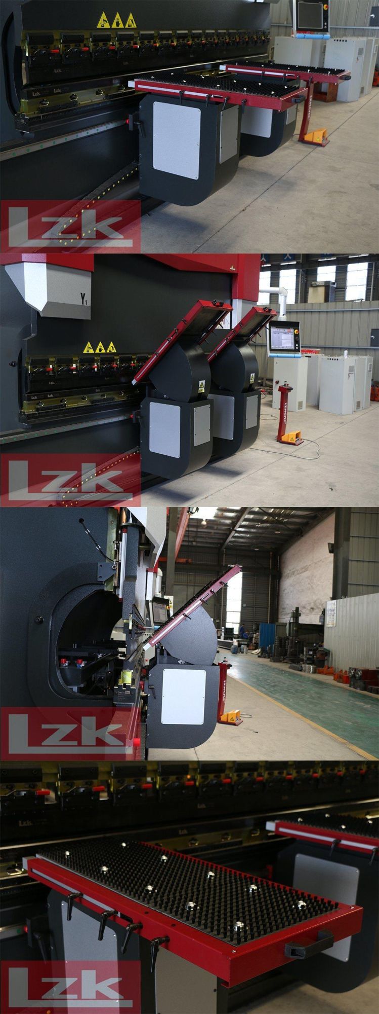 Lzk CNC Sheet Metal Folder with Automatic Front Support System