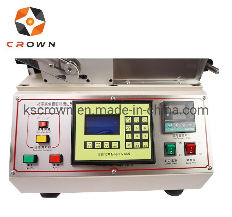 Ultrasonic Automatic Fabric Label Tape Cutting Machine with 300PCS/Min