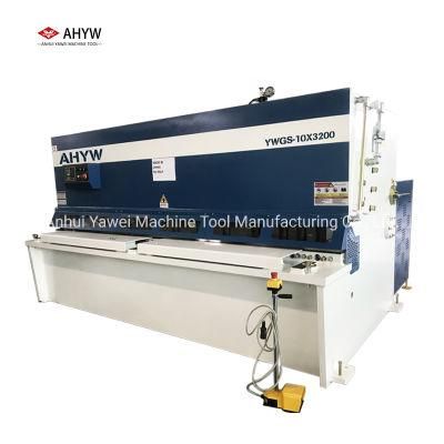 Hydraulic Steel Metal Plate Cutting Machine QC12K 10X3200 for Sale