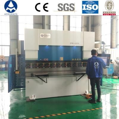 We67K-63t/2500 8+1 Axis Hydraulic CNC Press Brake Plate Bending Machine with Da66t