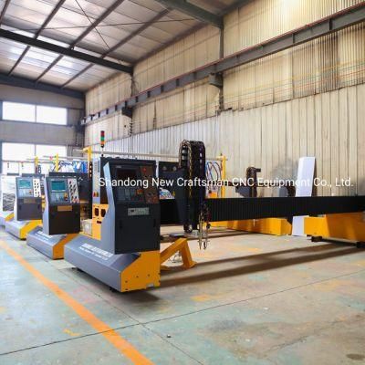 Top Gantry Type CNC Oxy Fuel Plasma Cutter Flame CNC Cutting Machine Price