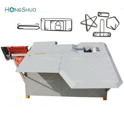 Automatic Stirrup Metal Wrought Iron Steel Bender Machine PLC