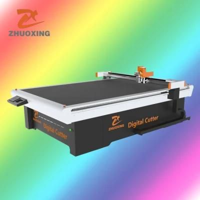 Zhuoxing Foam Rubber Cutting Machine with Pneumatic Knife Tool Thick Foam Board