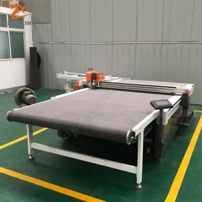 2500*1600mm Automatic PU Leather Cutting Machine Fabric Pants Flatbed Digital Cutter with Cutter Extension Factory