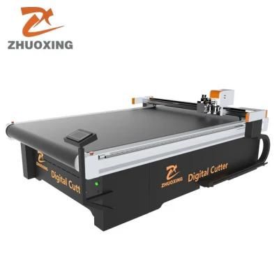 Shoes Making CNC Oscillating Knife Leather Cutting Machines with Multi-Layer