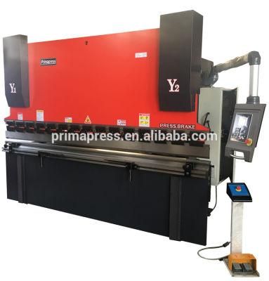 CNC Sheet Metal Brake We67K-125t /2500 Electro-Hydraulic Machine with Da-52s Controller