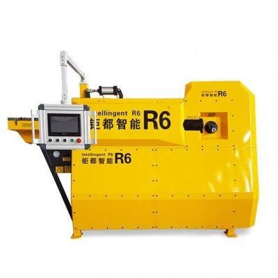 Professional Quality 5-12 mm Process R6 Model Automatic Steel Rebar Stirrup Bending Machine