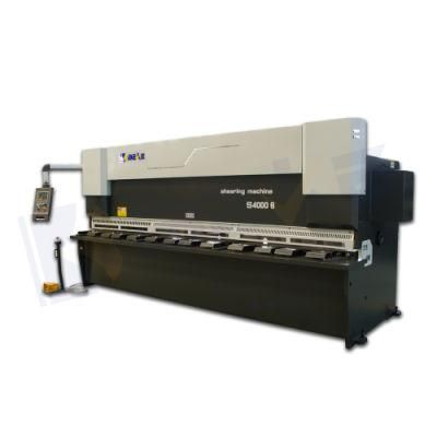 QC11K 4*2500 Hydraulic Carbon Sheet Guillotine Machine Nc Aluminium Plate Cutting Machine