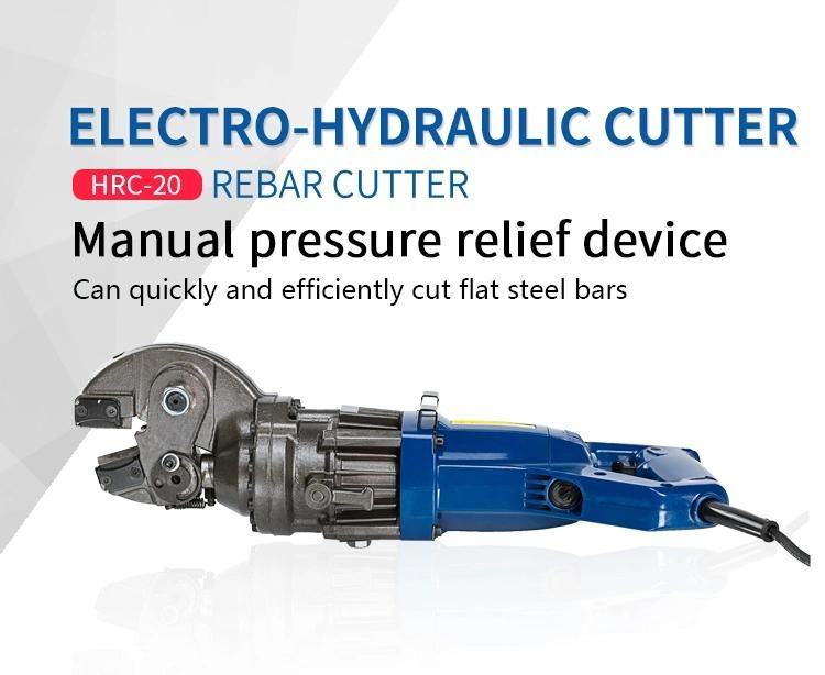 220/110V Portable Electric Hydraulic Rebar Steel Bar Cutter HRC-20