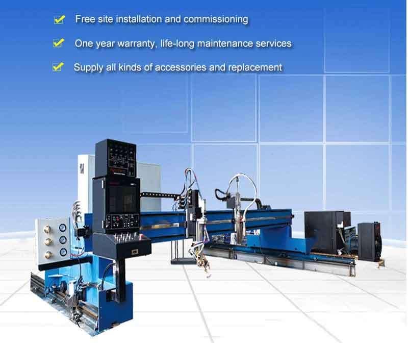 CNC Flame Plasma Cutting Machine Steel Processing Machine