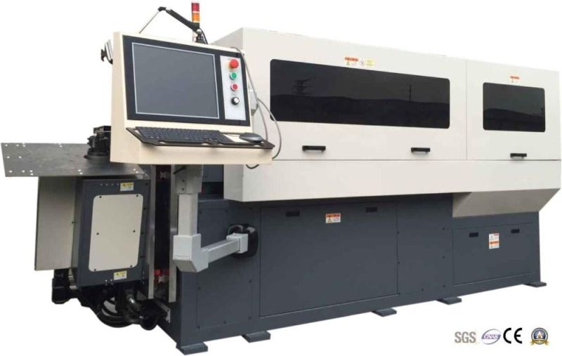 7 Axis Automatic 3D CNC Wire Angle Bending Machine with Cutting