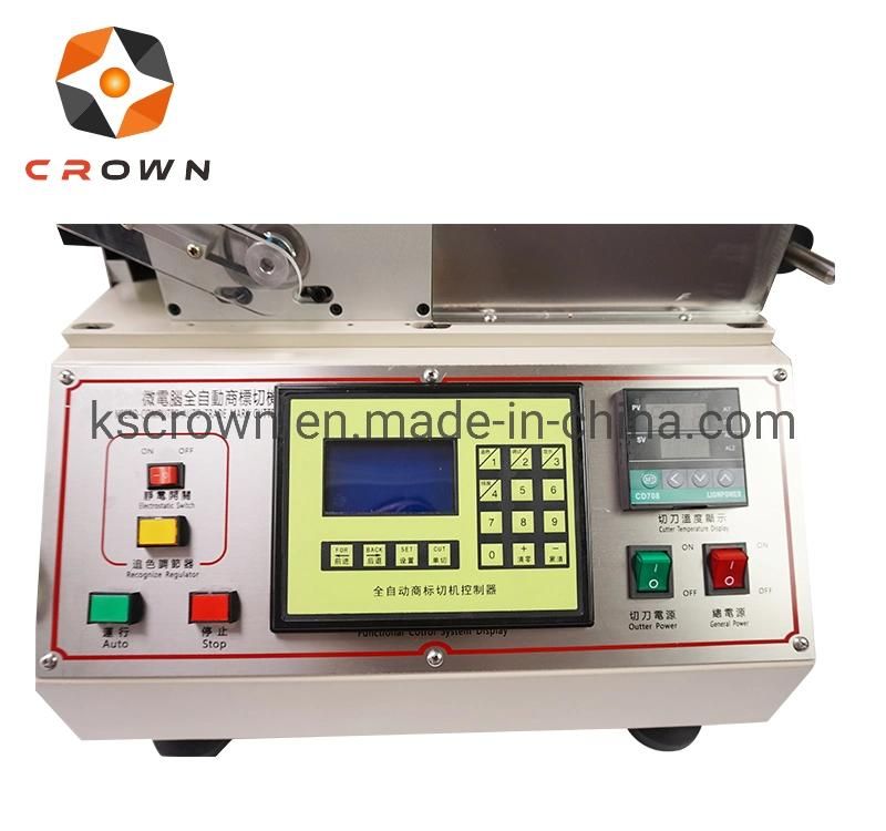 Automatic Fabric Ribbon Label Cutting Machine with Ce