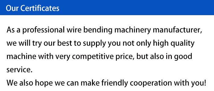 3D CNC New Style Metal Wire Forming Bending Machine for Longer Product