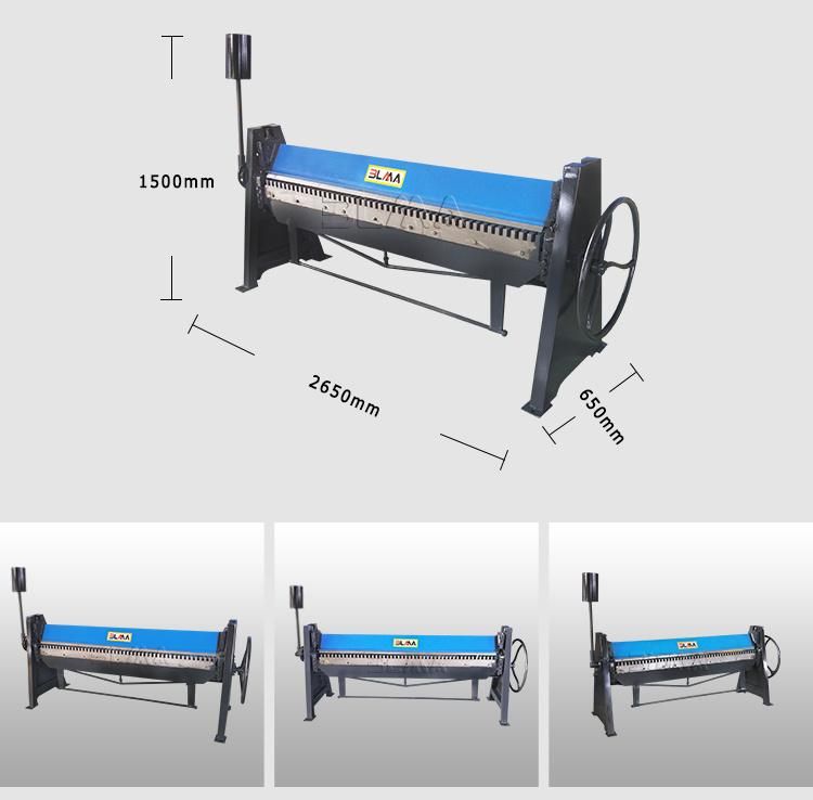 Manual Sheet Metal Flange Bending Folding Machine