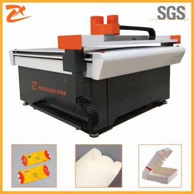 White Cardboard Take Away Food Box Cutting Machine No Need Die 1313