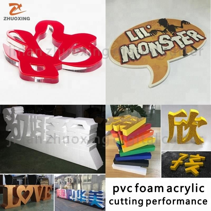 Jinan High Quality of PVC Acrylic Silk Nylon Banners Cutting Machine