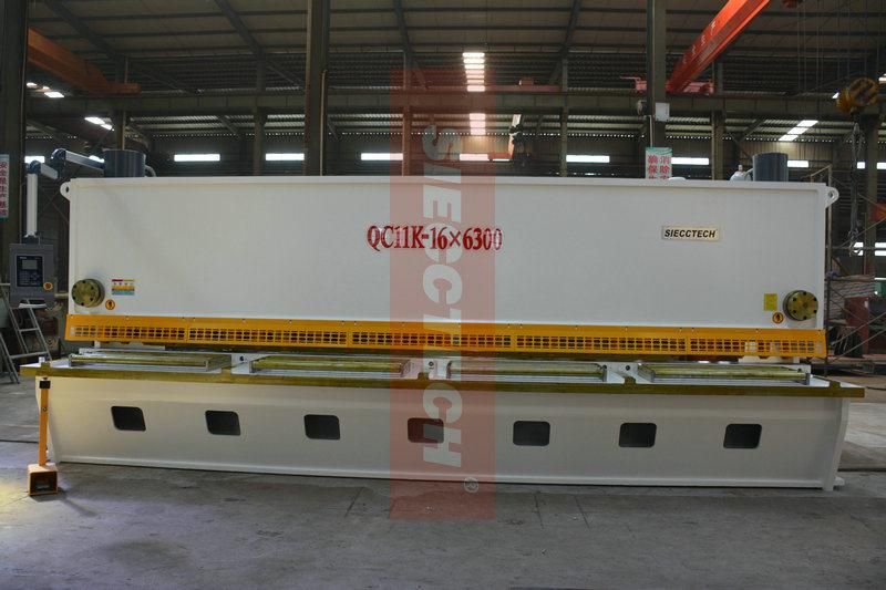 Siecc QC12yk Guillotine Shearing Machine Sheets Into Pieces or Strips Metal Shearing Machine