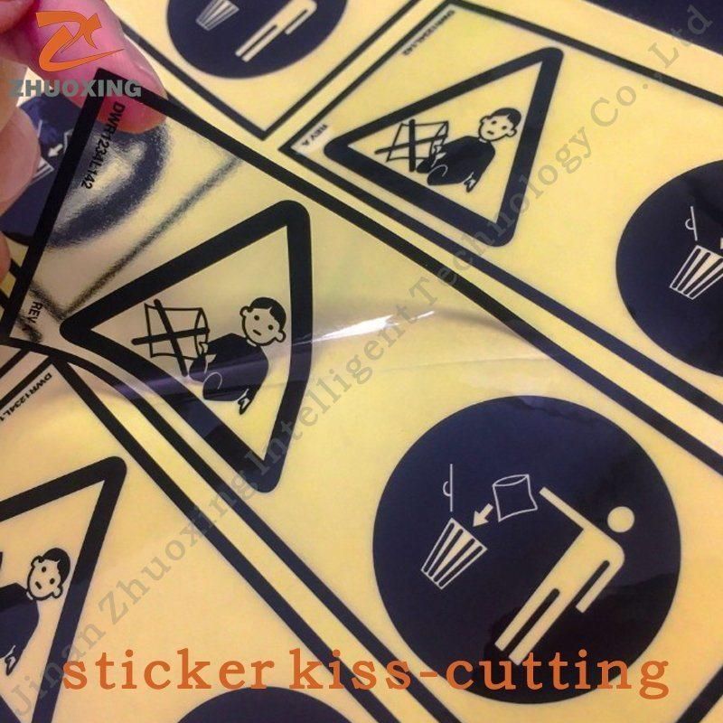 Jinan CNC Kiss Cut Advertising Sticker Knife Cutting Machine with Ce