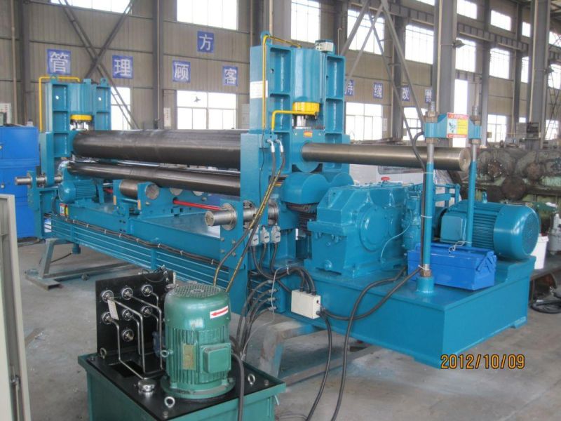 Hydraulic 3 Rolls Plate Rolling Bending Machine for Making Cylinder