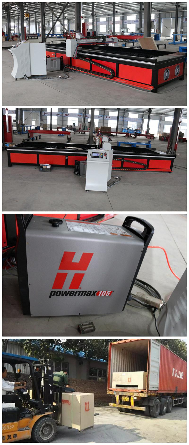 High Speed Metal Sheet CNC Plasma Cutting Machine / Low Cost Metal Cutting Machine