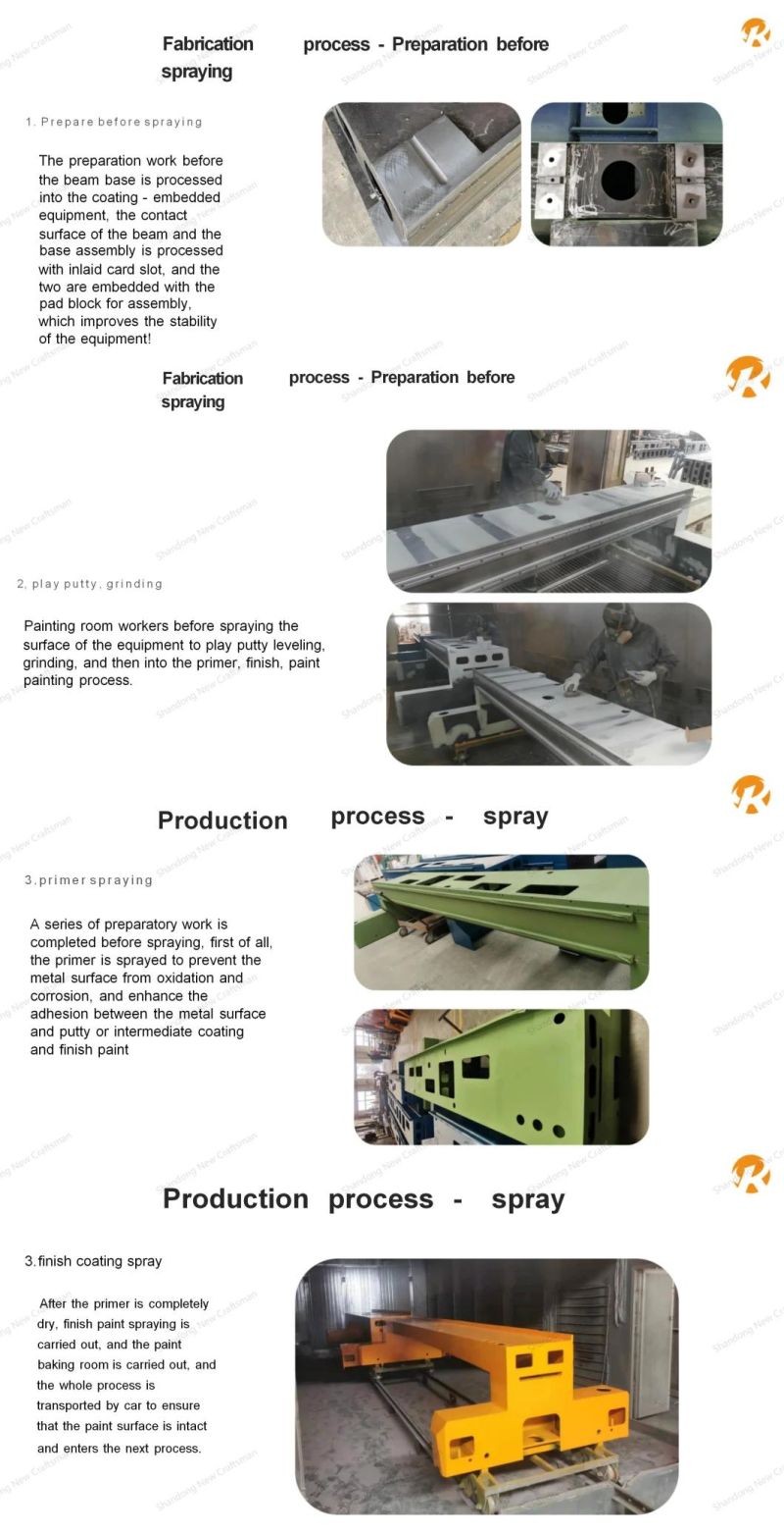 Gantry Type Carbon Stainless Steel Metal Sheet and Plate CNC Flame Plasma Cutting Beveling Machine