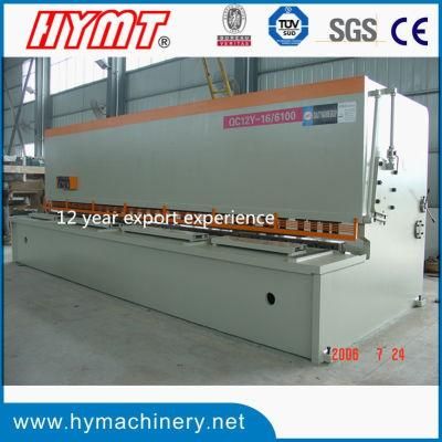 QC12Y-16x6100 Heavy Duty Hydraulic Swing Beam Shearing Machine