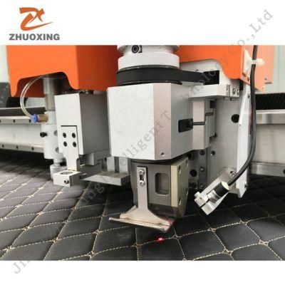 Digital Osciallating Knife Cutting Machine Rubber/PVC/Fabric/Leather Carpet Mat