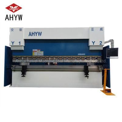 CNC Hydraulic Press Brake (YWB-200T/4000) with Da58t Control System