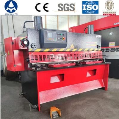 QC11K Hydraulic Metal Guillotine CNC Steel Plate Shearing Cutting Machine with MD11 Controller