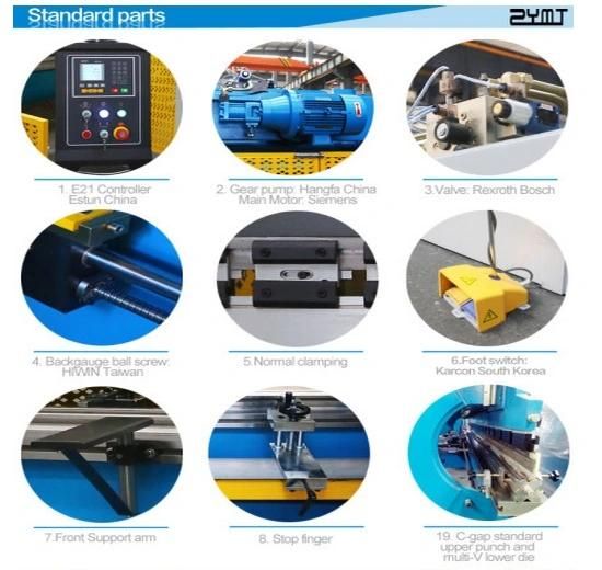 400t*3200 CNC Pipe Hydraulic Press Brake Machine Tool (Wc67k-400t*3200) with Ce ISO9001 Certification Bending Machine