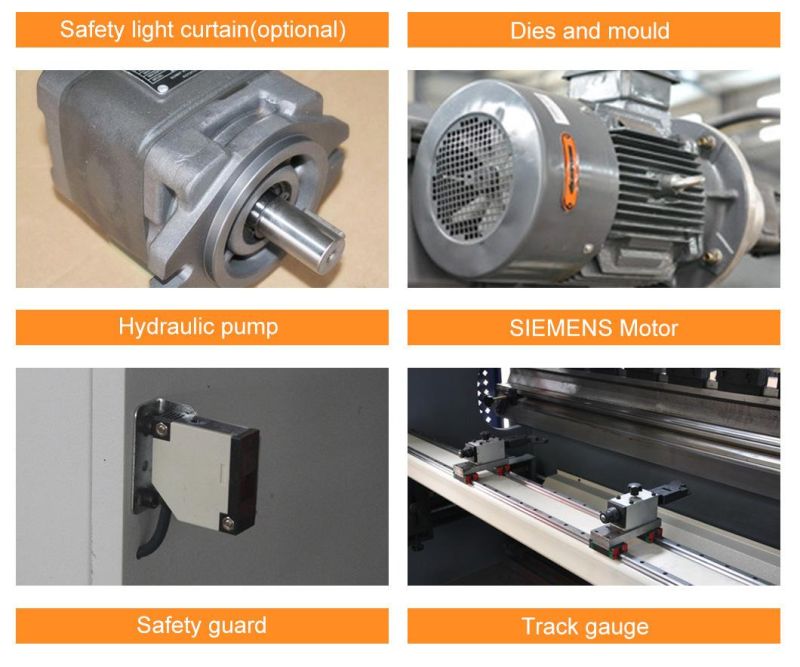 WC67Y-300Tx3200 hydraulic press brake machine with E21 NC Controller