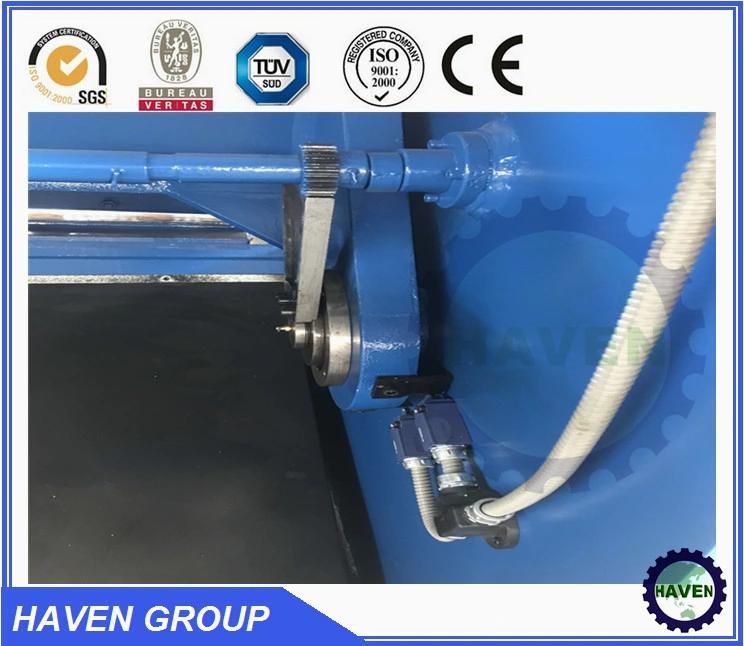 CNC hydraulic shearing machine with E200 system