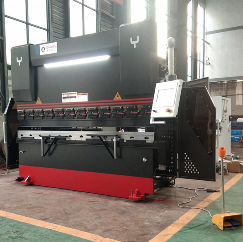 WC67Y/K-80T/2500 CNC Hydraulic Plate Press Brake Bending Machine with TP10s