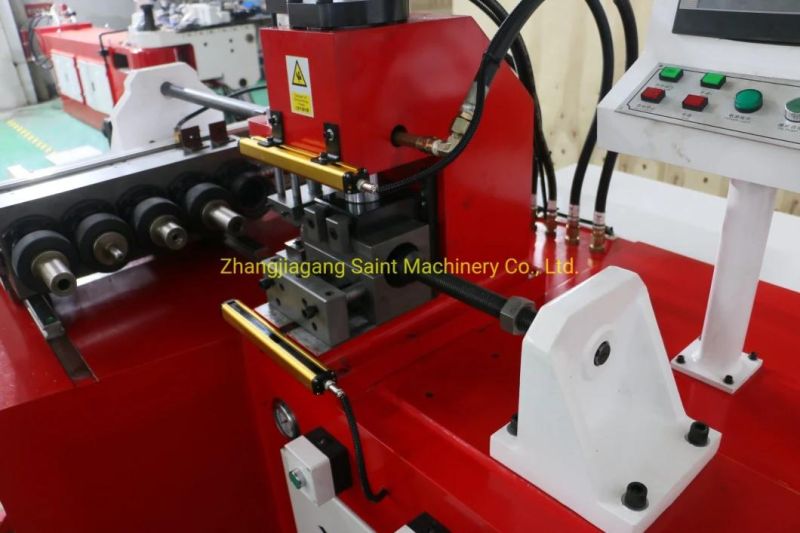 High Standard CNC Automatic Single-Head Straight Punching Three-Station Tube End Forming Machine for Automotive Industry