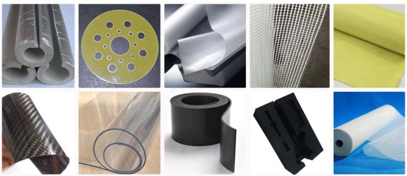 China Flexible Material Soft PVC EVA Foam Cutting Machine with Vibrating Knife