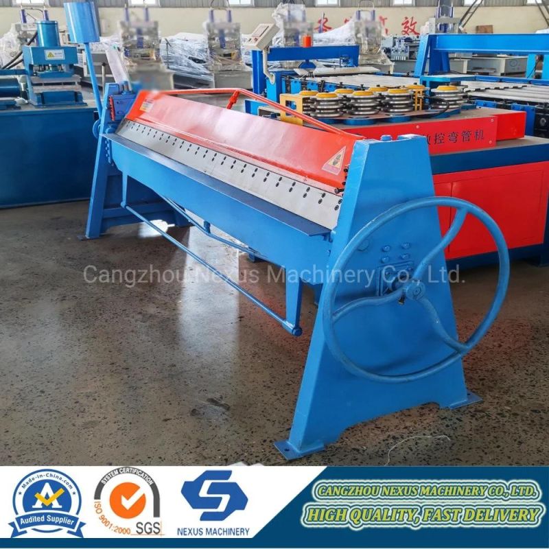 2000mm X 1mm Metal Plate Manual Bending Machine Nexus Steel Sheet Folding machinery