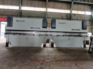 Synchronized Tandem Press Brake for Making Lamp Poles and Very Long Workpieces