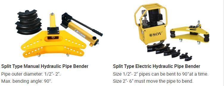 Portable Integrated Hydraulic Pipe Bender for Construction (SOV-DWG)