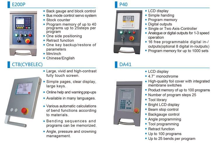 Zymt Hydraulic CNC Press Brake with E200p CNC Controller